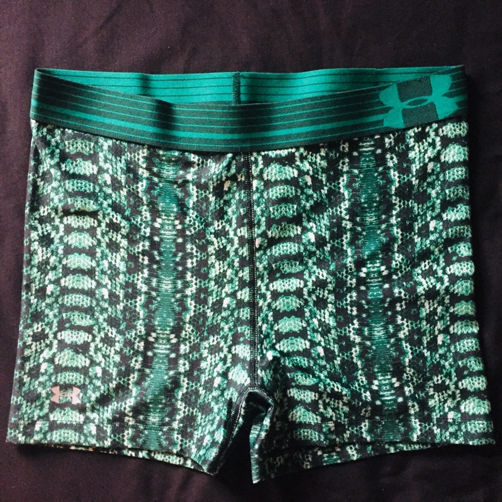 Under Armour Snakeskin Print Workout Shorts!